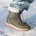 Ghete pentru copii Viking Footwear Equip Warm Waterproof Zip olive 8