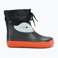 Cizme de cauciuc pentru copii Viking Footwear Alv Barefoot Paw Print negru 8