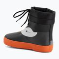Cizme de cauciuc pentru copii Viking Footwear Alv Barefoot Paw Print negru 3