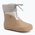 Cizme de cauciuc pentru copii Viking Footwear Alv Barefoot Paw Print bej
