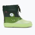 Cizme de cauciuc pentru copii Viking Footwear Alv Barefoot Paw Print verde deschis/verde 8