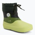 Cizme de cauciuc pentru copii Viking Footwear Alv Barefoot Paw Print verde deschis/verde