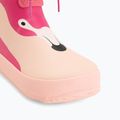 Cizme de cauciuc pentru copii Viking Footwear Alv Barefoot Paw Print roz deschis/magenta 7