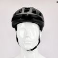 Cască de bicicletă POC Axion Race MIPS uranium black matt/hydrogen white 11