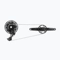Grup de accesorii SRAM NX Eagle DUB BOOST negru 00.7918.076.003