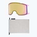 Ochelari de schi  Smith Squad white vapor/chromapop everyday rose gold mirror 5