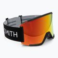 Ochleari de schi Smith Squad XL black/chrp sun red mirror/chrp storm yellow flash 2