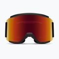 Ochleari de schi Smith Squad XL black/chrp sun red mirror/chrp storm yellow flash 2