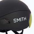 Cască de bicicletă Smith Jetstream TT matte black/chromapop red mirror/clear 8