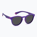 Ochelari de soare polarizați pentru copii Polaroid PLD 8048/S lilac violet/gri