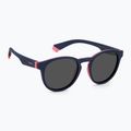 Ochelari de soare polarizați pentru copii Polaroid PLD 8048/S albastru roz/gri