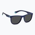 Ochelari de soare polarizați pentru copii Polaroid PLD 8049/S albastru azur/gri