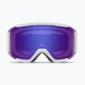 Ochleari de schi Smith Squad white vapor/chromapop everyday violet mirror/clear 2