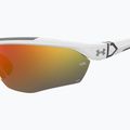 Ochelari de soare pentru bărbați Under Armour Yard Pro matte white/orange multilayer oleophobic 7