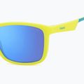 Ochelari de soare polarizați pentru copii Polaroid PLD 8053/S mat yellow azure/blue mirror 5