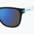 Ochelari de soare polarizați Polaroid PLD 2138/S negru mat albastru/oglindă albastră 4