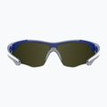 Ochelari de soare Under Armour Yard Dual S3 matte white blue/blue multilayer oleophobic 4