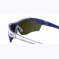 Ochelari de soare Under Armour Yard Dual S3 matte white blue/blue multilayer oleophobic 6