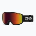 Ochleari de schi Smith Rally black/red sol-x mirror