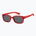 Ochelari de soare pentru copii Polaroid PLD K008/S matte red/grey polarized 2