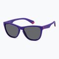 Ochelari de soare polarizați pentru copii Polaroid PLD 8056/S violet mat/gri 2