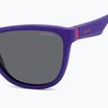 Ochelari de soare polarizați pentru copii Polaroid PLD 8056/S violet mat/gri 5