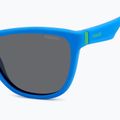 Ochelari de soare polarizați pentru copii Polaroid PLD 8056/S albastru mat/gri 5