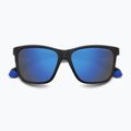 Ochelari de soare pentru copii Polaroid PLD 8057/S matte black/blue mirror polarized 4