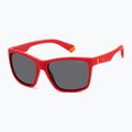 Ochelari de soare pentru copii Polaroid PLD 8057/S matte red/grey polarized 2