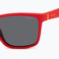 Ochelari de soare pentru copii Polaroid PLD 8057/S matte red/grey polarized 5