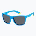 Ochelari de soare pentru copii Polaroid PLD 8057/S matte blue/grey polarized 2