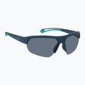 Ochelari de soare Polaroid PLD 7048/S albastru mat/gri polarizați cu contrast ridicat