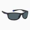 Ochelari de soare polarizați Polaroid PLD 2154/S negru mat albastru/albastru