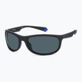 Ochelari de soare polarizați Polaroid PLD 2154/S negru mat albastru/albastru 2