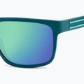 Ochelari de soare pentru bărbați Polaroid PLD 2157/S matte teal/greygreen mirror polarized 5