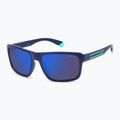 Ochelari de soare polarizați pentru bărbați Polaroid PLD 2158/S albastru mat/oglindă albastră 2