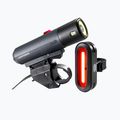 Set de faruri de bicicletă Kryptonite Alley F-650/Avenue R-50 negru K003809
