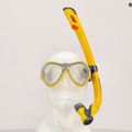 Set de snorkel pentru copii AQUA-SPEED Aura + mască Evo + snorkel galben 605 8