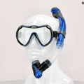 AQUA-SPEED Java + set snorkel Elba albastru 614 7