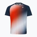 Cămașă de tenis pentru bărbați HEAD Perf albastru marin și alb 811272