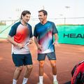 Cămașă de tenis pentru bărbați HEAD Perf albastru marin și alb 811272 3