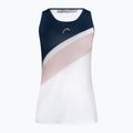 Tricou de tenis pentru femei HEAD Perf Tank Top alb și roz 814342