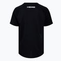 Tricou de tenis pentru copii HEAD Topspin Black & Orange 816062 2
