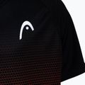 Tricou de tenis pentru copii HEAD Topspin Black & Orange 816062 3