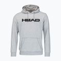 Hanorac de tenis pentru bărbați HEAD Club Byron Hoodie gri 811449GM