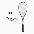 Set de squash HEAD Spark Spark Elite Pack negru 214110