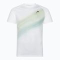 Tricou de tenis pentru bărbați HEAD Performance alb și verde 811413WHXP