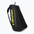 Geantă de tenis HEAD Base M negru/galben 261413 2