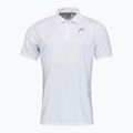 Tricou de tenis pentru bărbați HEAD Club 22 Tech Polo alb 811421