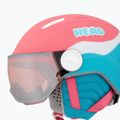 Cască de schi pentru copii  HEAD Maja Visor pink/blue/silver red 7